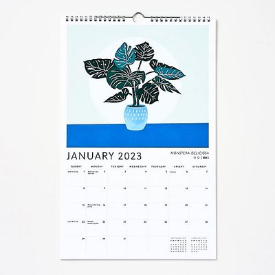 Paper Source 2023 Art Grid Wall Calendar | Paper Source | Bethesda Row