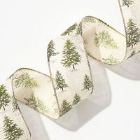 Snowy Trees Ribbon