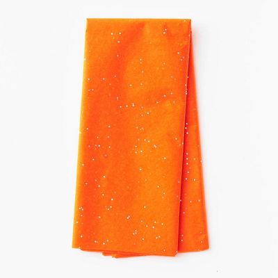 Orange Gemstone Tissue Paper