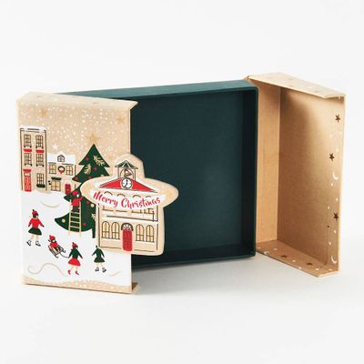 Christmas Town Gift Card Box