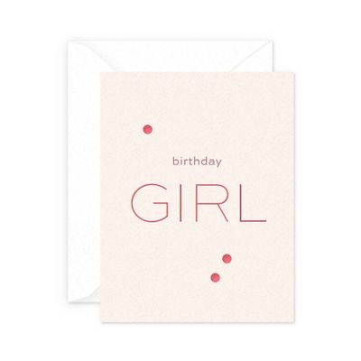 Birthday Girl Birthday Card