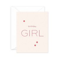 Birthday Girl Birthday Card