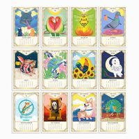 2023 Critter Tarot Card Desk Calendar