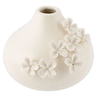 3D Floral Ceramic Vase