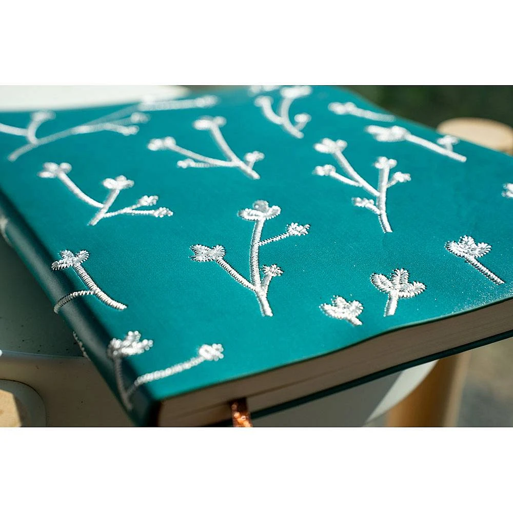 Jade Samantha Embroidered Journal