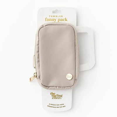 Beige Tumbler Fanny Pack