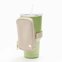 Beige Tumbler Fanny Pack