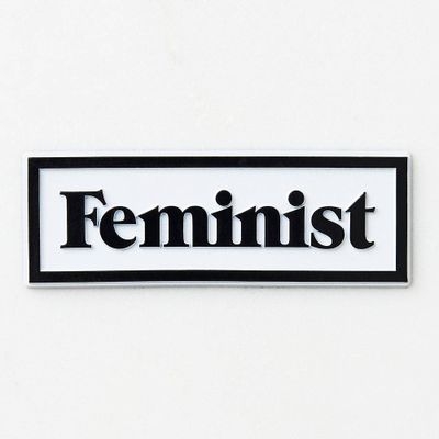 Feminist Retro Rubber Magnet