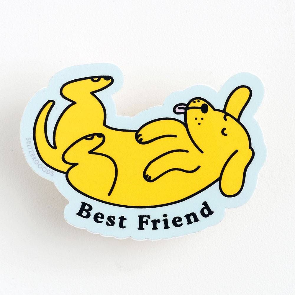 Best Friend Dog Sticker