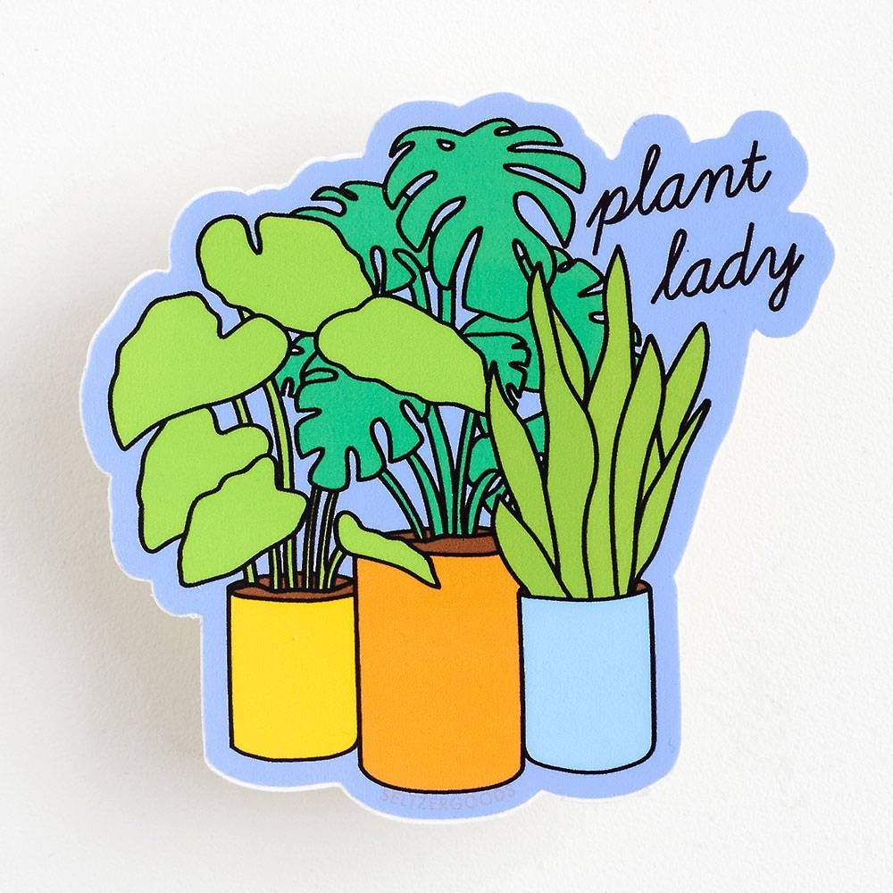 Plant Lady Sticker