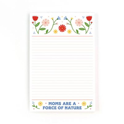Moms Are A Force Of Nature Notepad
