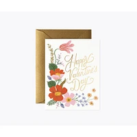 Strawberry Garden Valentine's Day Stationery Set