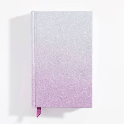 Purple & Blue Glitter Journal