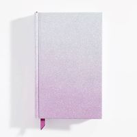 Purple & Blue Glitter Journal