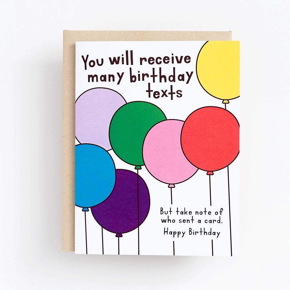 Take Note Birthday Card