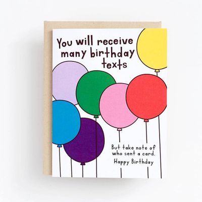 Take Note Birthday Card