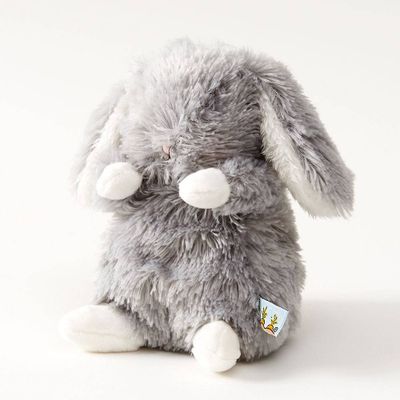 Gray Bloom Bunny Plush