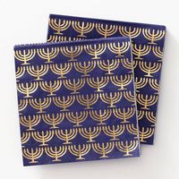 Menorah Cocktail Napkins