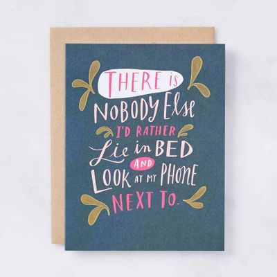 Look At My Phone Valentine Card