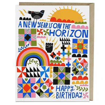 A New Year Birthday Card