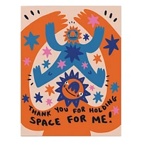 Holding Space Friendship Greeting Card