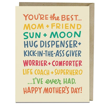 Best Mom I’ve Ever Had Card Mother's Day Card