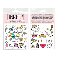 Inked Love Wins Temporary Tattoo Set