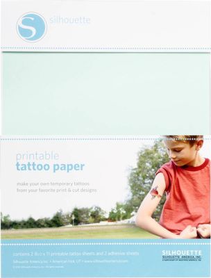 Silhouette Printable Tattoo Paper