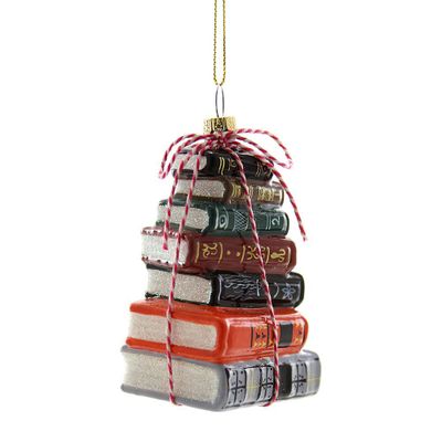 Stack of Books Ornament