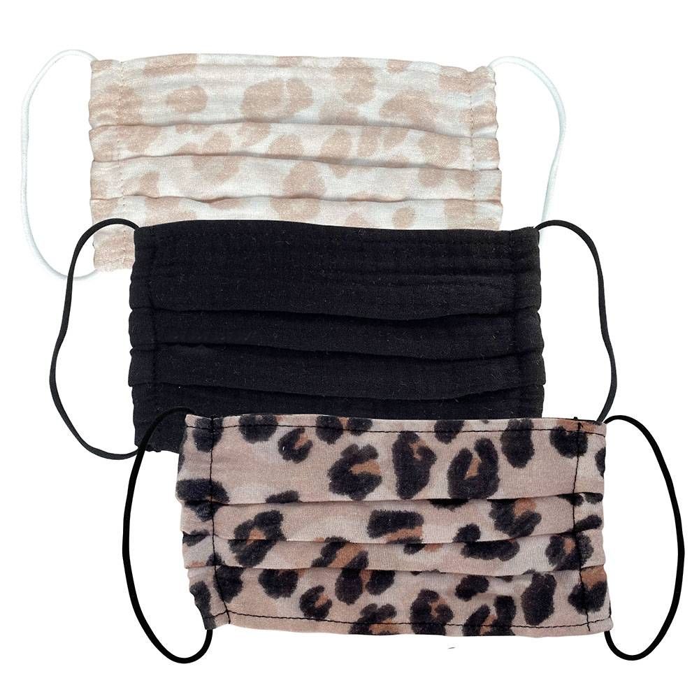 Kitsch Leopard Print Face Mask Set