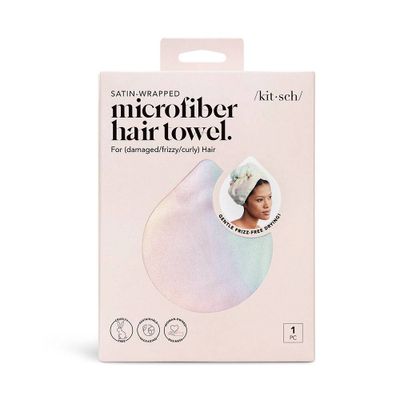 Kitsch Aura Satin Wrapped Microfiber Hair Towel