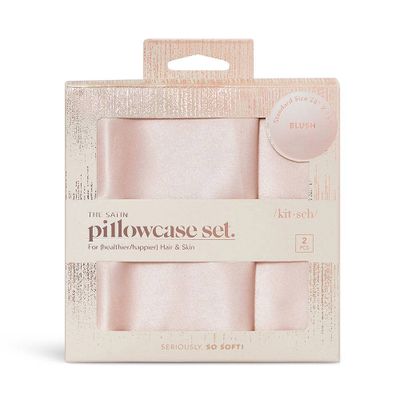 Blush Satin Pillowcase Set