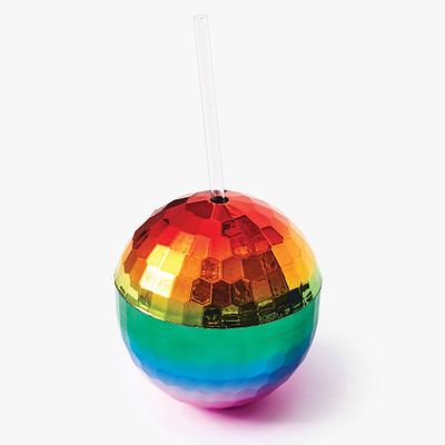 Colorful Disco Ball Sipper