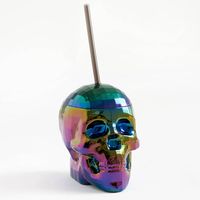 Oil Slick Skull Cup