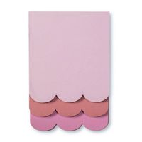 Pink Scalloped Notepad