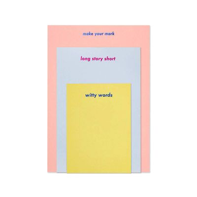 Make Your Mark Notepad Set