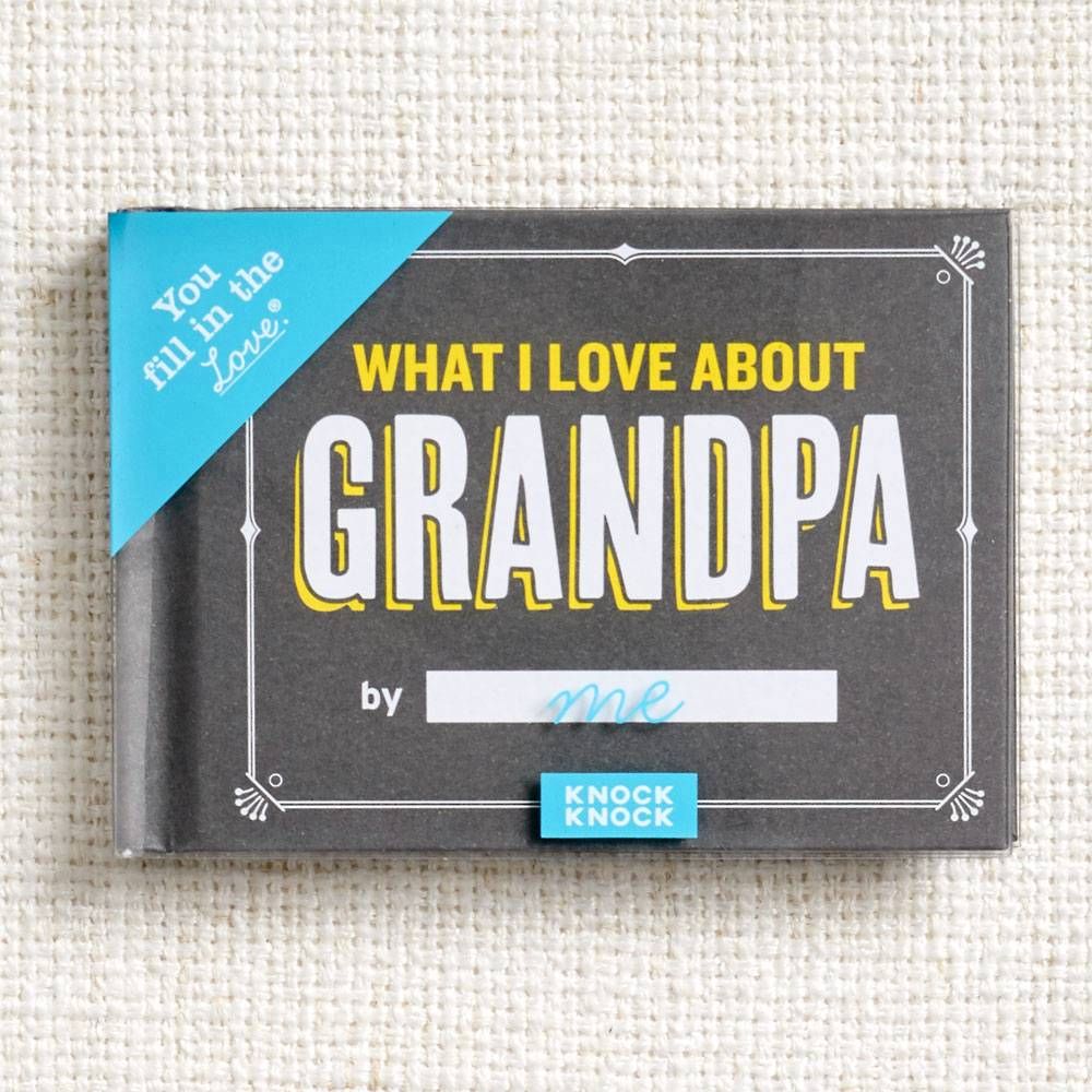 What I Love About Grandpa Book