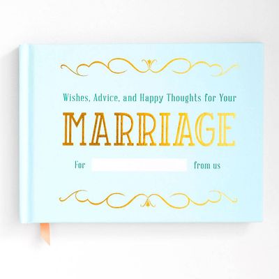 Wedding Wishes Fill In Book