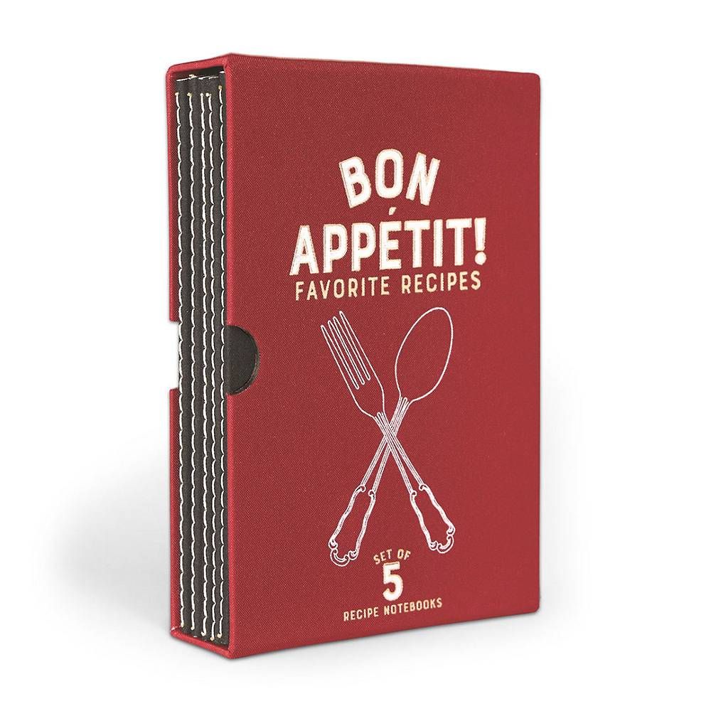 Bon Appetit Recipe Notebook Set