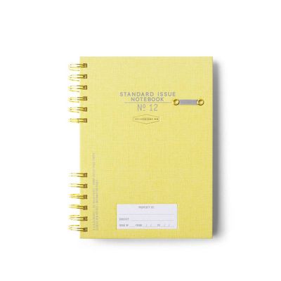 Yellow Standard Issue Notebook No. 12