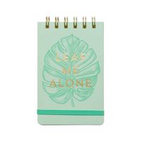 Leaf Me Alone Top Spiral Notepad