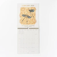 2025 Vintage Floral Wall Calendar