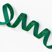 Green Metallic Sparkle Ribbon