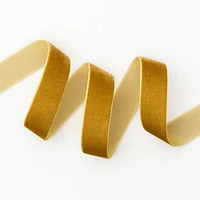 Yellow Gold Velvet Ribbon