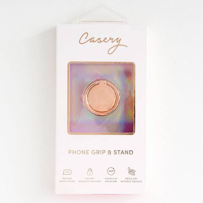 Gold Phone Ring and Stand