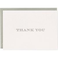 Escorial Letterpress Thank You Card Set