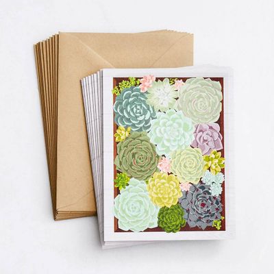 Succulent Stationery Set