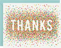 Colorful Confetti Thank You Card Set