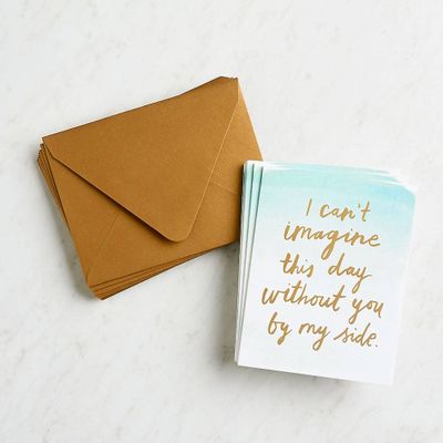 Can't Imagine This Day Without You Stationery Set