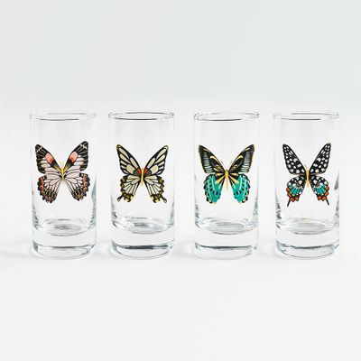 Butterfly Juice Glasses
